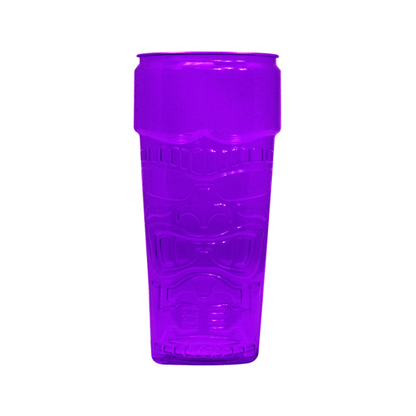 26oz Stackable Tiki in Purple - USBev Plastics