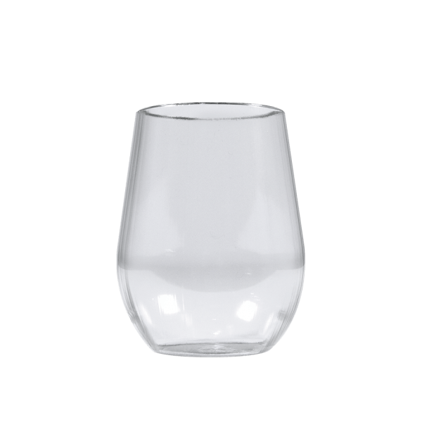 8oz Custom Stemless Wine Glass - USBev Plastics